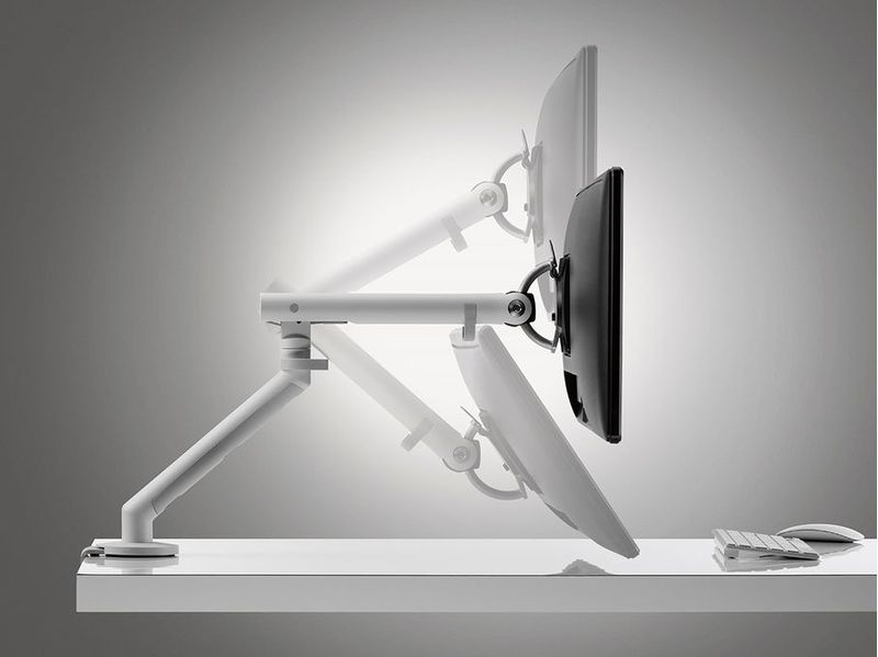 未開封 Herman Miller Flo Monitor Arm Silver
