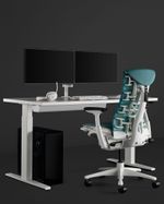 Mesa-com-regulagem-de-altura-Nevi-Gaming-Branca-220v