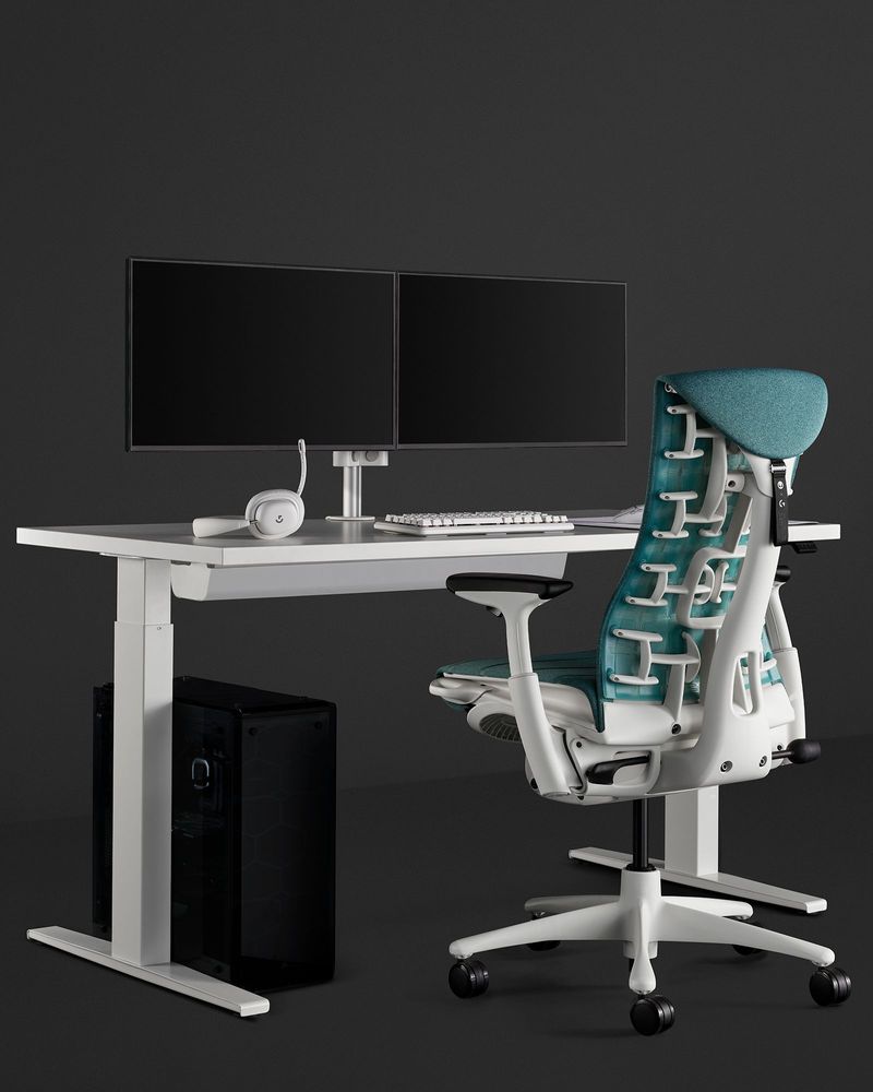 Mesa-com-regulagem-de-altura-Nevi-Gaming-Branca-220v